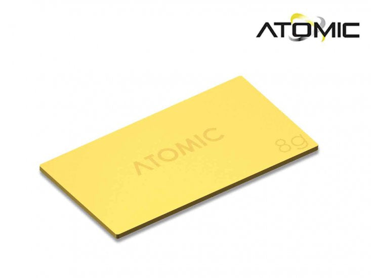 Brass weight 8g (24 x 44 x 1mm) (under battery)