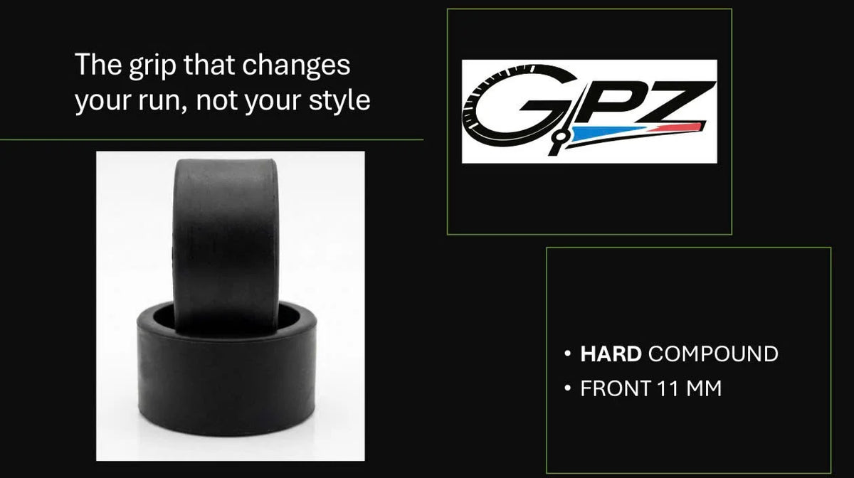 GPZ-11mm Wide Hard Front Tires (2 pcs)