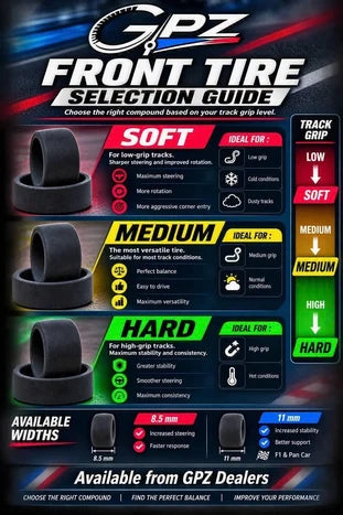 GPZ-8.5 Hard Front Tires (2 pcs)