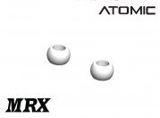 MRV, MRX Front Arm pivot Balls (White POM- 2 pcs)