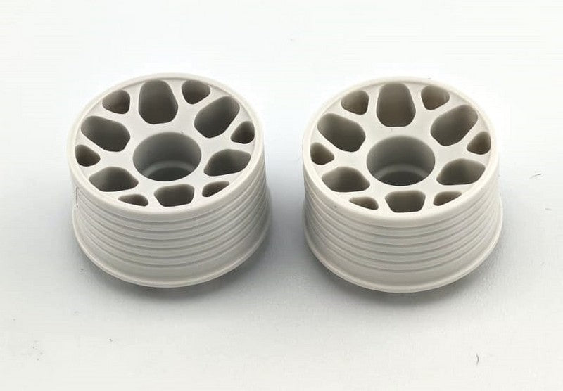 Marka Racing 1:28 Mini-Z 2WD CNC Delrin REAR Wheel 11x20mm +3 Offset (LIGHT GREY)