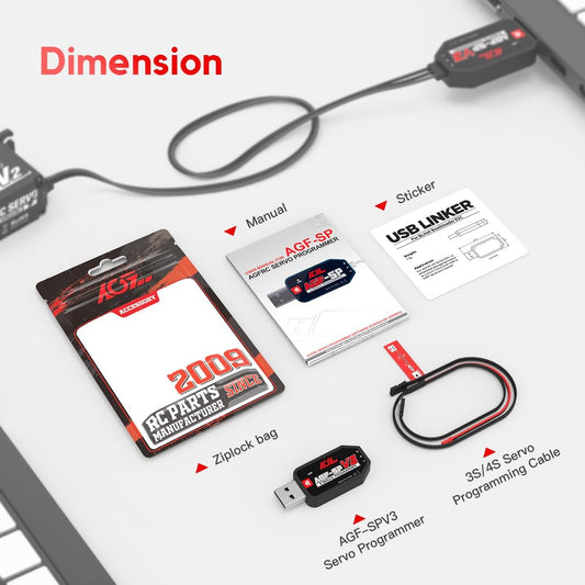 AGF-SPV3 USB Servo Program Interface - AGFRC