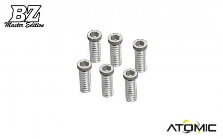 BZM KM2 x 6 (Small Flat Head) 6 pcs