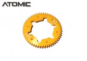 Delrin Machined Yellow PNWC 53T Spur Gear Atomic Dust Guard Ball Diff