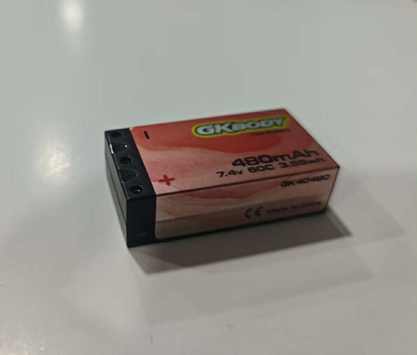 Gkbody 2S 480mah 7.4V 60c 3.55wh Hardcase LiPo Battery