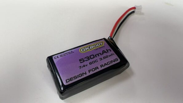 GKBody 530mah 2S 7.4V 60C LiPo Battery Soft Pack 60c 3.92wh