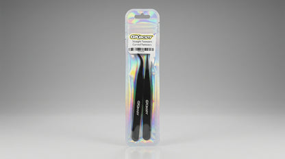 GKBODY GK30006 Straight Tweezers / Curved Tweezers Black (tool)