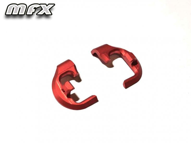 Preorder- (Shipping to dealers around 10-2-26) MFX Front Wheel Deflectors (Wheel Brows: L+R) Red