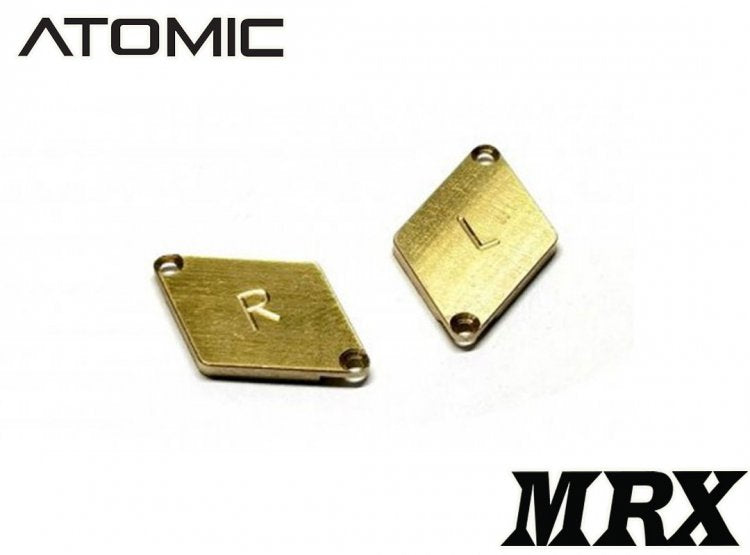 MRV, MRX, MRX ME, BZ5 1.5g Brass Chassis Weights