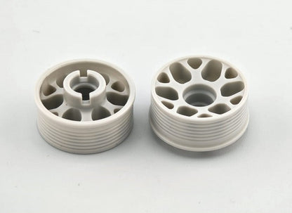 Marka Racing 1:28 Mini-Z 2WD CNC Delrin FRONT Wheel 8.5x20mm 0 Offset (LIGHT GREY)