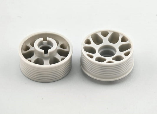 Marka Racing 1:28 Mini-Z 2WD CNC Delrin FRONT Wheel 8.5x20mm 0 Offset (LIGHT GREY)