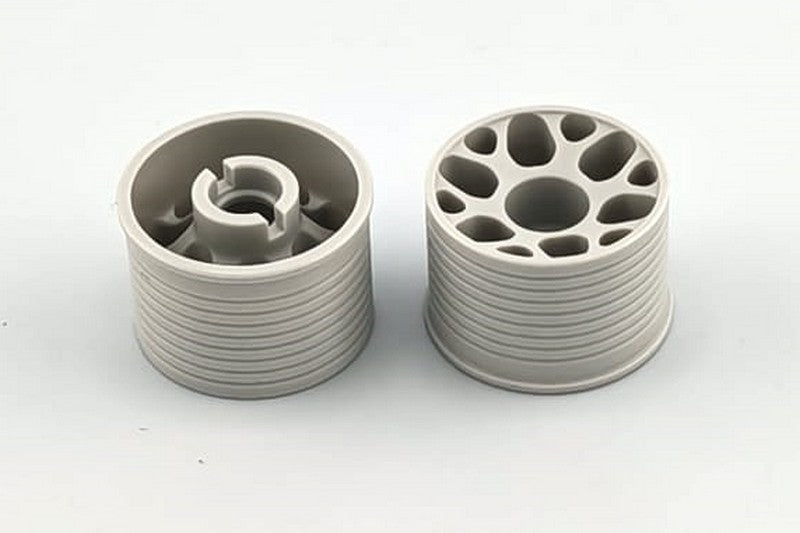 Marka Racing 1:28 Mini-Z 2WD CNC Delrin REAR Wheel 14x20mm 0 Offset (LIGHT GREY)