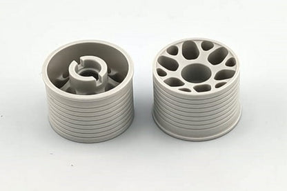 Marka Racing 1:28 Mini-Z 2WD CNC Delrin REAR Wheel 14x20mm 0 Offset (LIGHT GREY)