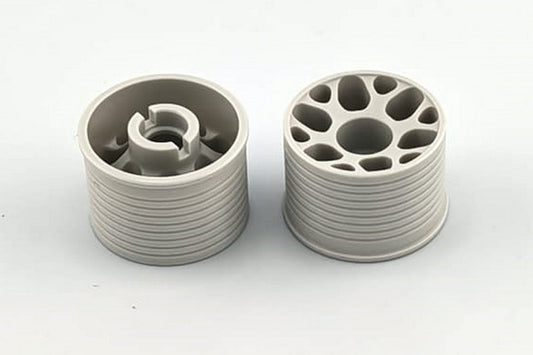 Marka Racing 1:28 Mini-Z 2WD CNC Delrin REAR Wheel 14x20mm 0 Offset (LIGHT GREY)