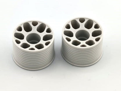 Marka Racing 1:28 Mini-Z 2WD CNC Delrin REAR Wheel 14x20mm 0 Offset (LIGHT GREY)