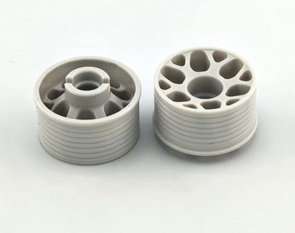 Marka Racing 1:28 Mini-Z 2WD CNC Delrin REAR Wheel 11x20mm +3 Offset (LIGHT GREY)