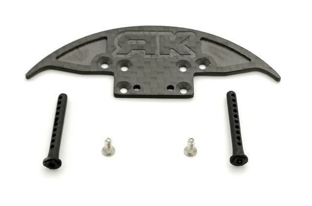 Marka Racing Carbon Front Bumper for PN Racing C9 ABS + Plastic Colums