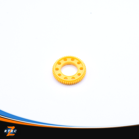 Machined cut 53T diff spur RTA V3 yellow (PNWC rules) - RT078-S-MC-53-PNWC - RTRC