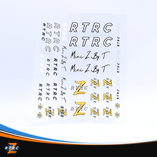 RTRC Decal Sticker Sheet