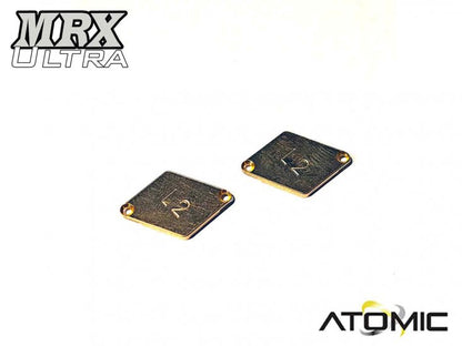 Optional MXU Chassis Brass Mass L2 (2g, 2 pcs)