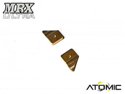 Optional MXU Chassis Brass Mass Rear (1g, 2 pcs)