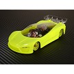 PN Racing Mini-Z Concept C9 ABS Car Body Kit Yellow